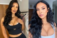 MC Maya Jama mặc áo "đôn" ngực lên truyền hình