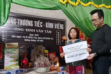 Bạn đọc hỗ trợ hơn 66 triệu đồng tới gia đình cậu sinh viên nghèo