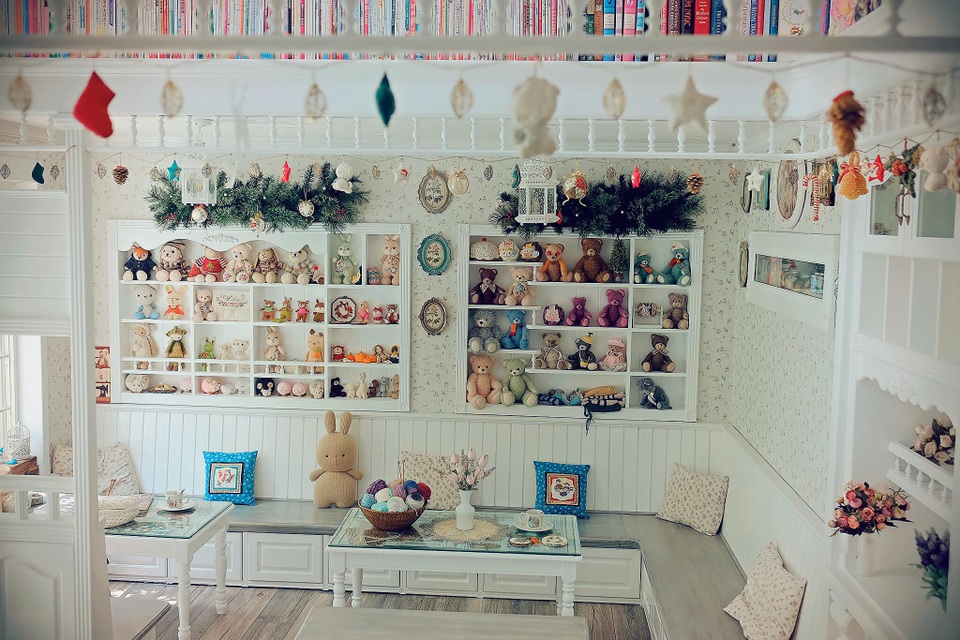 Mẹ đảm tậu hàng nghìn cuộn len, trang trí ngôi nhà đẹp như trên phim - 6