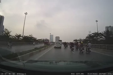 Hệ thống phanh tự động trên ô tô giúp tránh một vụ tai nạn nghiêm trọng