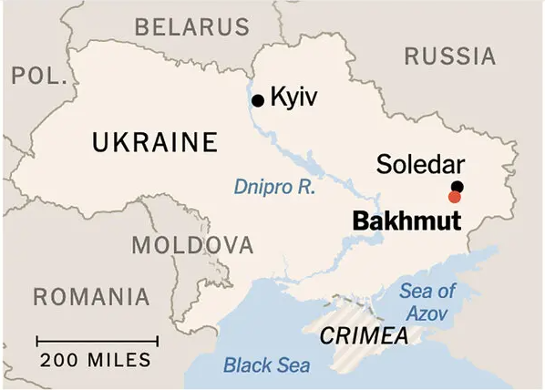 Cục diện chiến trường Ukraine nếu Wagner rút quân khỏi chảo lửa Bakhmut - 3 Cục diện chiến trường Ukraine nếu Wagner rút quân khỏi chảo lửa Bakhmut - 3