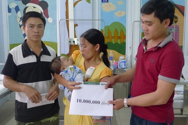 Bé Cẩm Ly đã được mổ tim thành công