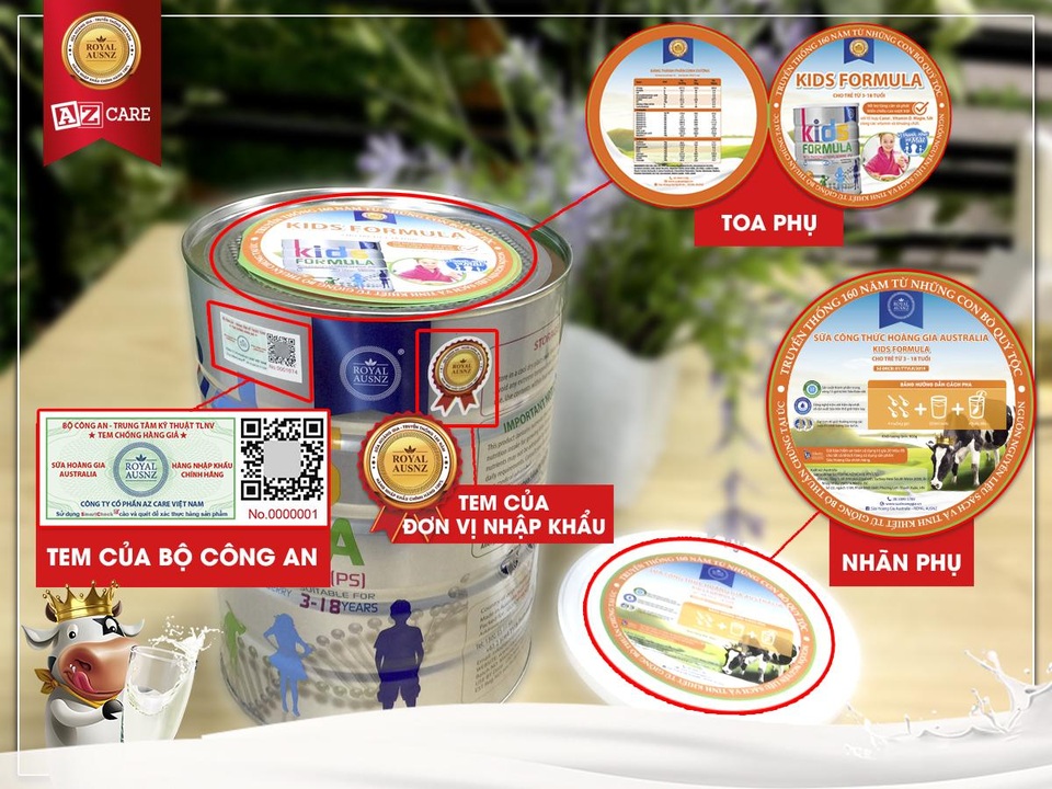 Cách nhận biết sản phẩm sữa hoàng gia Úc Royal Ausnz chính hãng tại Việt Nam - 1 Cách nhận biết sản phẩm sữa hoàng gia Úc Royal Ausnz chính hãng tại Việt Nam - 1