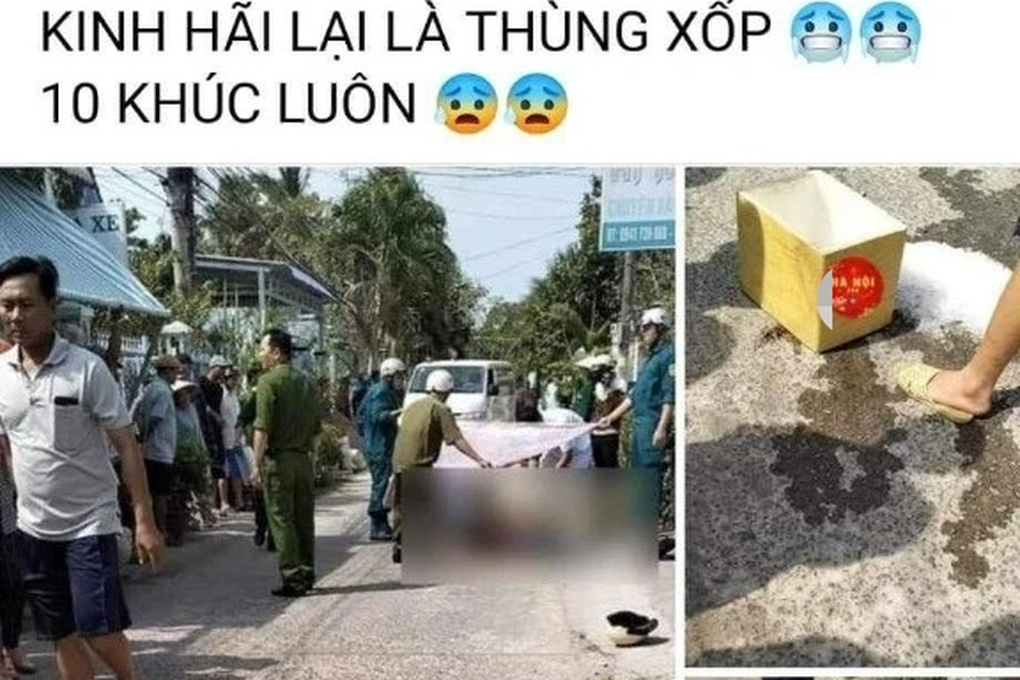 Thực hư tin kinh hãi thùng xốp 10 khúc gây hoang mang dư luận Sóc Trăng - 1 Thực hư tin kinh hãi thùng xốp 10 khúc gây hoang mang dư luận Sóc Trăng - 1
