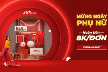 Tri ân ngày của phụ nữ, J&T Express trở lại với chương trình Red Tuesday
