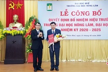 Trường ĐH Nông lâm, ĐH Huế có tân Hiệu trưởng