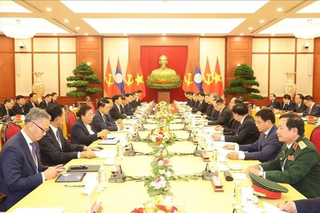 Tổng Bí thư, Chủ tịch nước Tô Lâm hội đàm với Tổng Bí thư, Chủ tịch nước Lào Thongloun Sisoulith - 3 Tổng Bí thư, Chủ tịch nước Tô Lâm hội đàm với Tổng Bí thư, Chủ tịch nước Lào Thongloun Sisoulith - 3