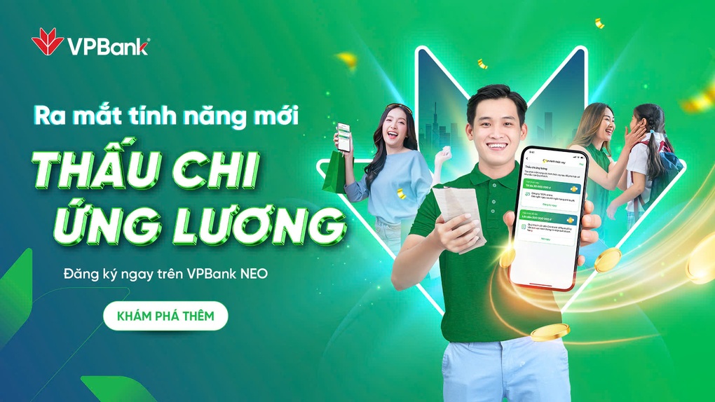 VPBank cung cấp sản phẩm Thấu chi ứng lương lên tới 80 triệu đồng - 1 VPBank cung cấp sản phẩm Thấu chi ứng lương lên tới 80 triệu đồng - 1