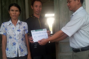 Hơn 15 triệu đồng đến với gia đình chị Nguyễn Thị Tuyết