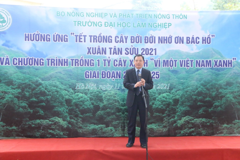 Đại học Lâm nghiệp tiên phong thực hiện phong trào trồng 1 tỷ cây xanh - 1 Đại học Lâm nghiệp tiên phong thực hiện phong trào trồng 1 tỷ cây xanh - 1