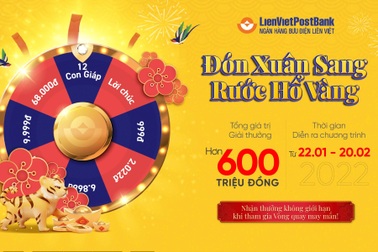 "Đón xuân sang -Rước hổ vàng" cùng LienVietPostBank