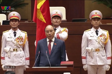 Lễ tuyên thệ của Chủ tịch nước Nguyễn Xuân Phúc