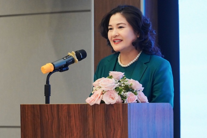 Thứ trưởng Nguyễn Thị Hà, phát biểu tại hội thảo.