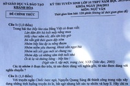 Sai sót về trích dẫn trong đề thi môn Văn tại Khánh Hòa