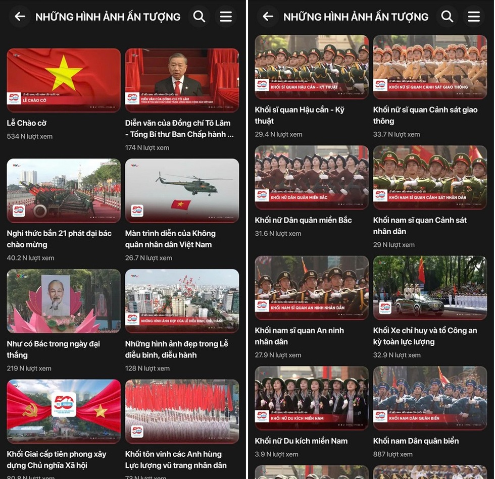 Cách xem lại trọn vẹn Lễ diễu binh ngày 30/4 trên điện thoại và máy tính - 3