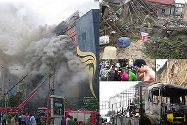 Cháy quán karaoke 13 người chết, chủ xe tải khóc lóc xin người “hôi của”