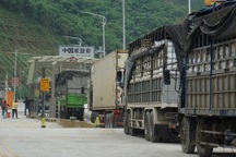 Cửa khẩu Tân Thanh tạm dừng thông quan 1 tháng, cả trăm xe nông sản vẫn đợi