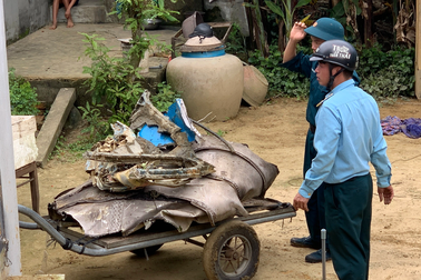 Hiện trường vụ máy bay quân sự rơi ở Quảng Nam