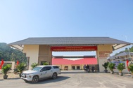 Hình ảnh ngôi trường hiện đại ở vùng biên Lào Cai trước ngày khai giảng