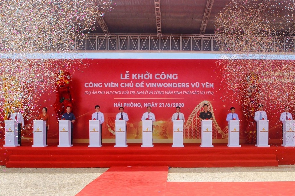 Thủ tướng dự lễ khởi công dự án Công viên chủ đề lớn nhất Việt Nam - 1 Thủ tướng dự lễ khởi công dự án Công viên chủ đề lớn nhất Việt Nam - 1