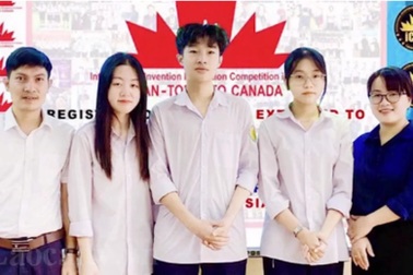 Học sinh Lào Cai giành Huy chương Bạc Cuộc thi sáng tạo, sáng chế quốc tế