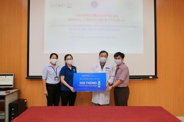 Satori tiếp sức tuyến đầu với gần 66.000 chai nước tinh khiết hoàn lưu khoáng