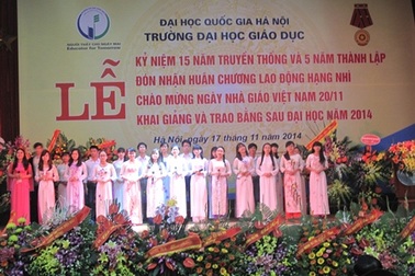 ĐH Giáo dục kỷ niệm 15 năm thành lập
