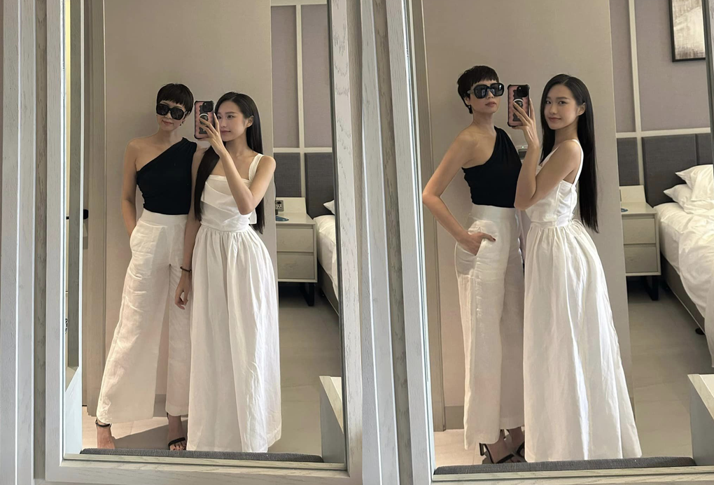 Doãn Hải My và mẹ trông như hai chị em khi chụp ảnh cùng nhau - 1 Doãn Hải My và mẹ trông như hai chị em khi chụp ảnh cùng nhau - 1