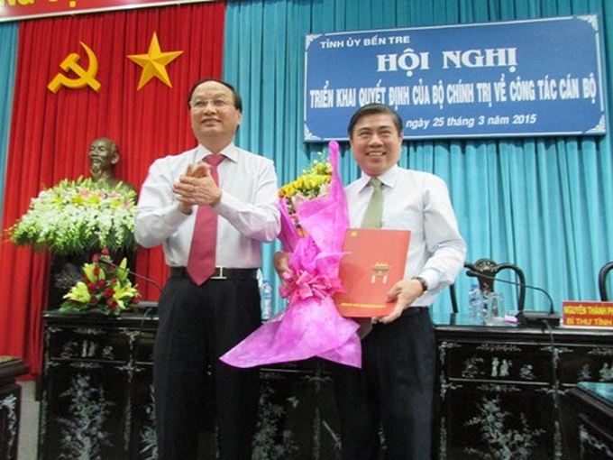 Ông Nguyễn Thành Phong giữ chức Phó bí thư Thành ủy TP.HCM Ông Nguyễn Thành Phong giữ chức Phó bí thư Thành ủy TP.HCM