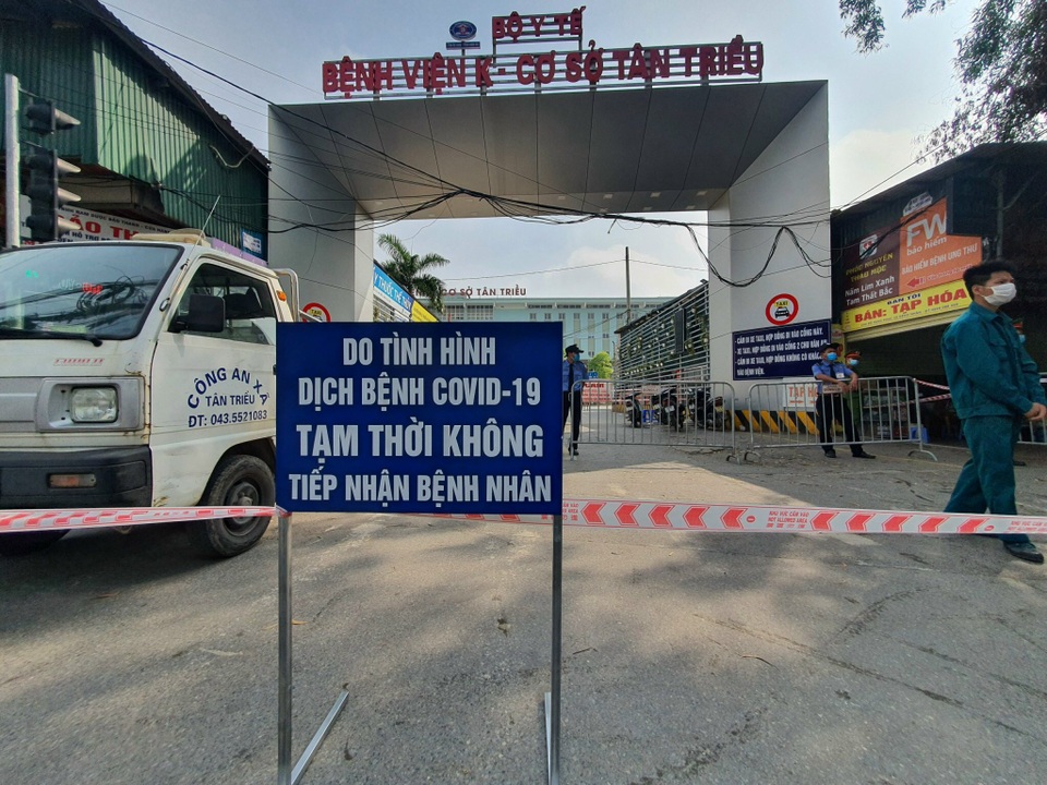 Phát hiện 10 ca dương tính SARS-CoV-2 tại Bệnh viện K - 3 Phát hiện 10 ca dương tính SARS-CoV-2 tại Bệnh viện K - 3