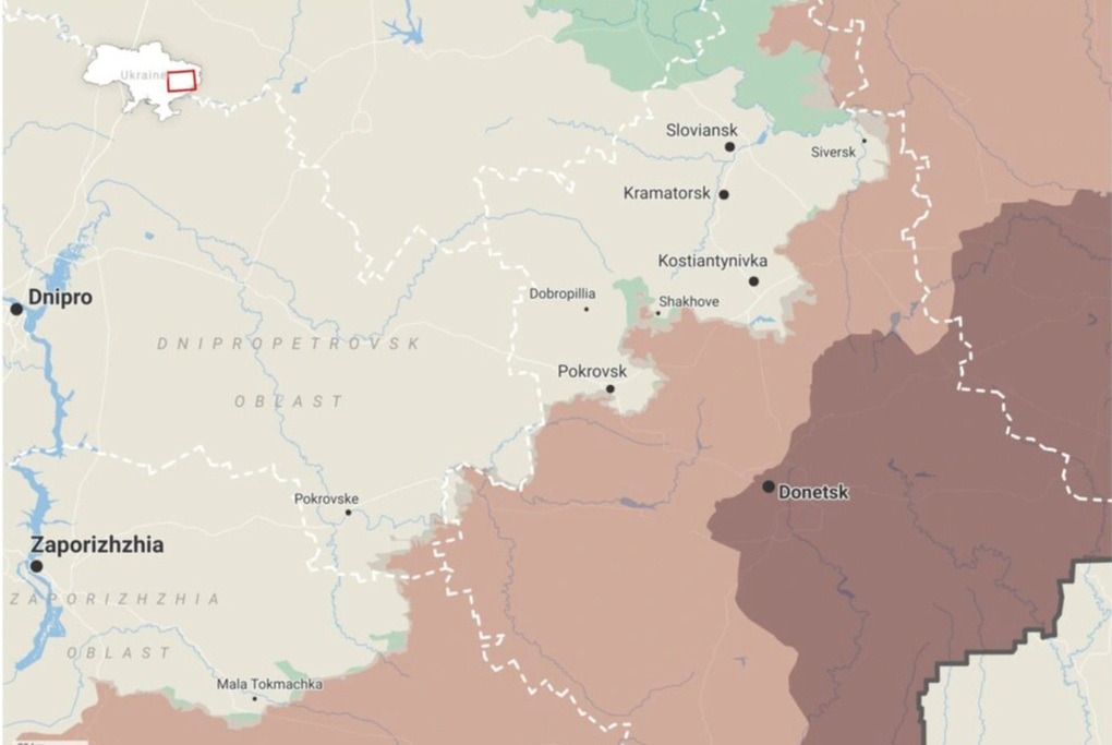 Tổng thống Ukraine đích thân thăm mặt trận gần chảo lửa Pokrovsk - 2 Tổng thống Ukraine đích thân thăm mặt trận gần chảo lửa Pokrovsk - 2