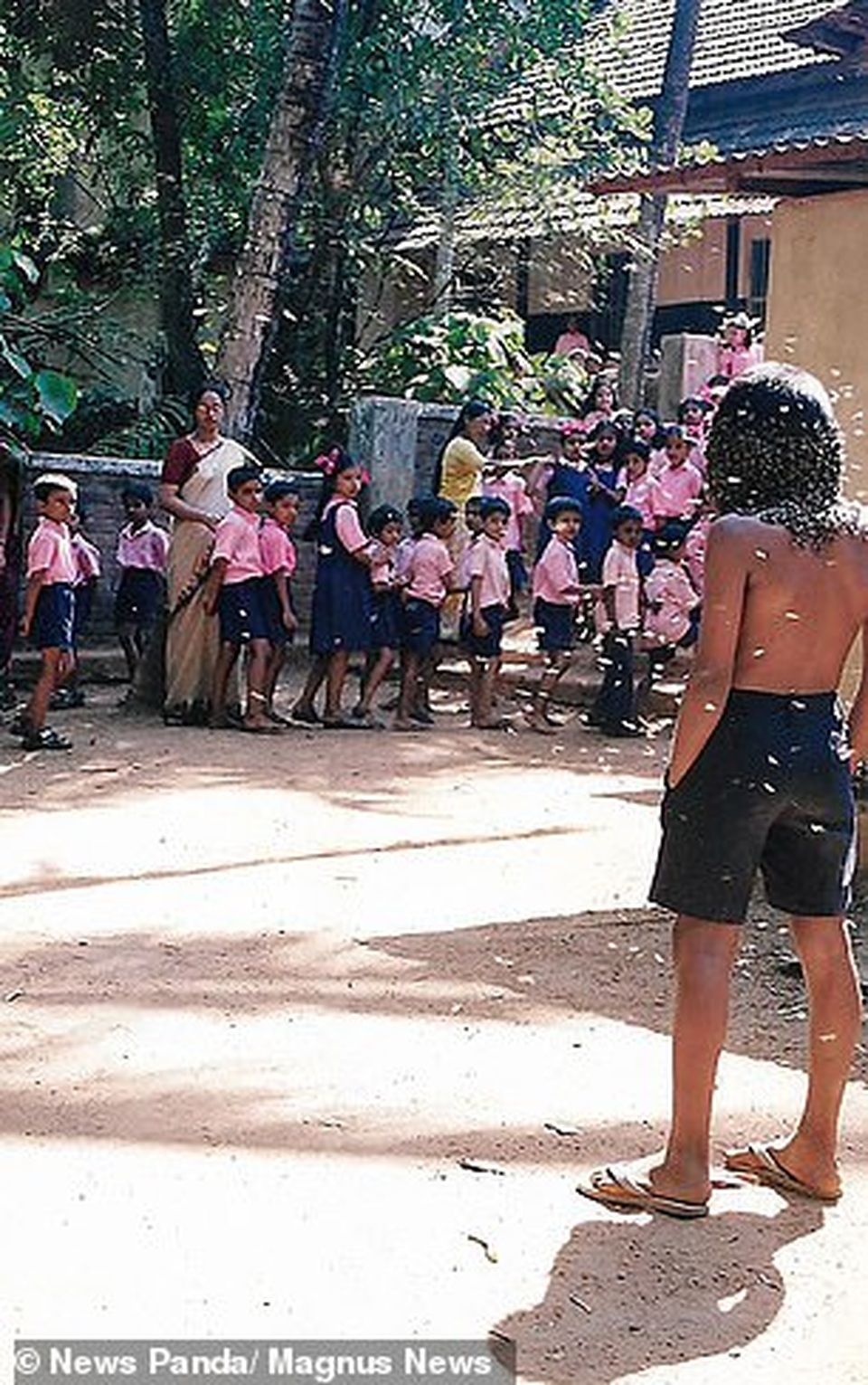 Chàng trai để 60.000 con ong bám kín mặt hơn 4 giờ, lập kỷ lục thế giới - 3