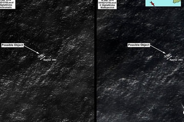 Tàu đầu tiên tới vùng biển có vật thể nghi của máy bay mất tích