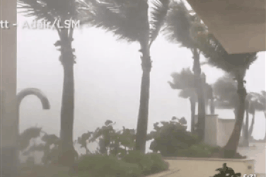 Cảnh tượng đổ nát sau siêu bão mạnh nhất Đại Tây Dương