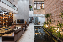 Độc đáo ngôi nhà có bốn giếng trời ở Hải Dương