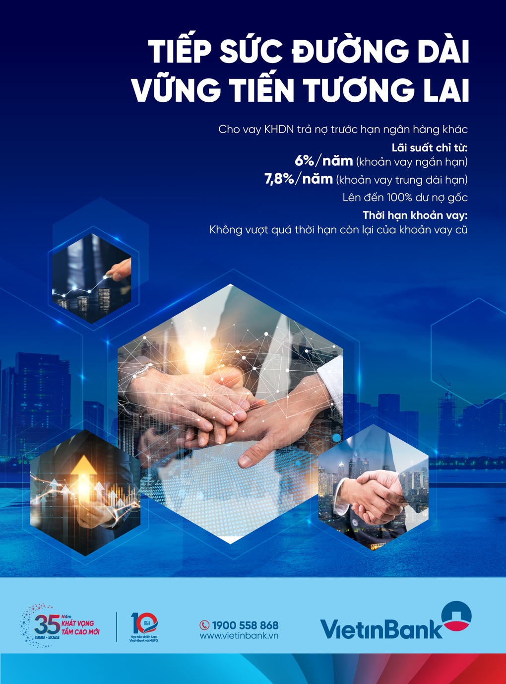 VietinBank cho vay trả nợ trước hạn ngân hàng khác với lãi suất từ 6%/năm - 1 VietinBank cho vay trả nợ trước hạn ngân hàng khác với lãi suất từ 6%/năm - 1