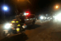 CSGT Đà Nẵng xuyên đêm dẫn đường, hỗ trợ đoàn xe máy từ TPHCM về quê