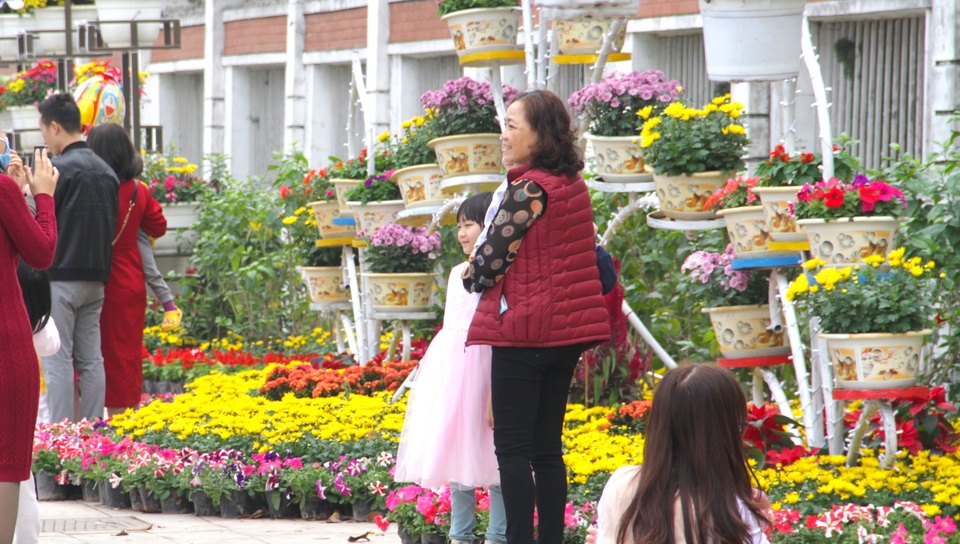 Người dân đổ xô đến chụp hình lưu niệm con đường hoa ở thành Vinh - 16