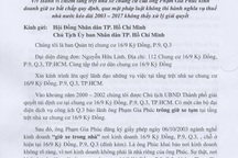 Vụ chung cư Kỳ Đồng: Cư dân cầu cứu Chủ tịch UBND TP Hồ Chí Minh!