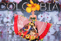 Loạt trang phục dân tộc gợi cảm của thí sinh Miss Grand International