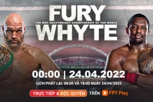 Xem trực tiếp trận đối đầu giữa Tyson Fury và Dillian Whyte trên FPT Play