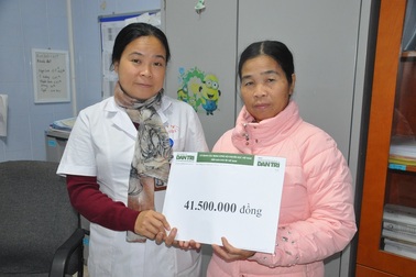 Hơn 41 triệu đồng đến với gia đình ông Phạm Xuân Hiệu