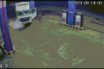 Xe tải bốc cháy khi đang chờ tiếp nhiên liệu tại cây xăng