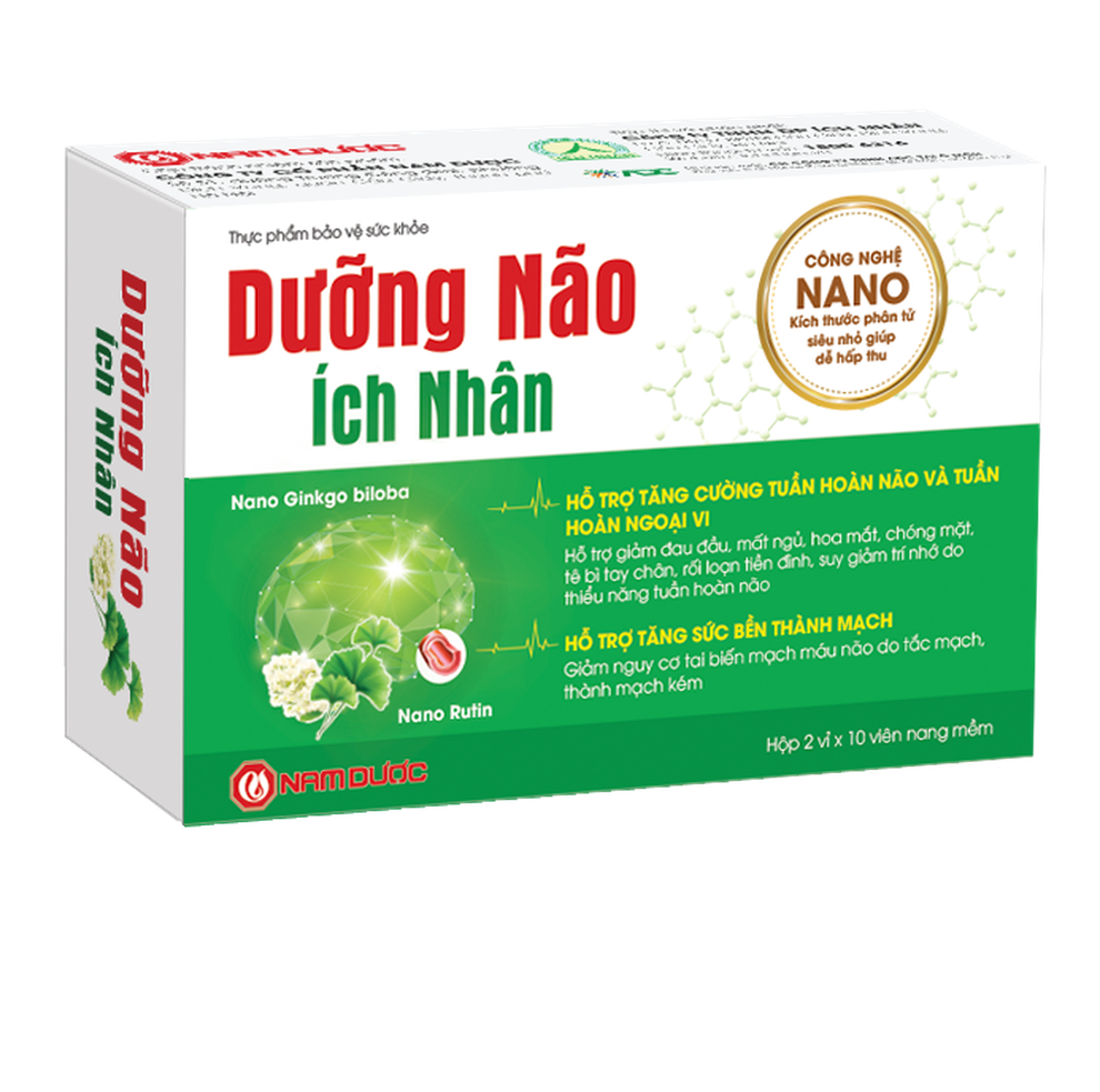 Dưỡng não Ích Nhân - ứng dụng công nghệ cao từ Nano Ginkgo Biloba và Nano Rutin - 2 Dưỡng não Ích Nhân - ứng dụng công nghệ cao từ Nano Ginkgo Biloba và Nano Rutin - 2