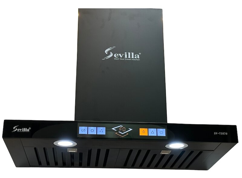 Máy hút mùi Sevilla SV-T3570 sang trọng, vận hành mạnh mẽ, thiết kế đậm chất châu Âu
