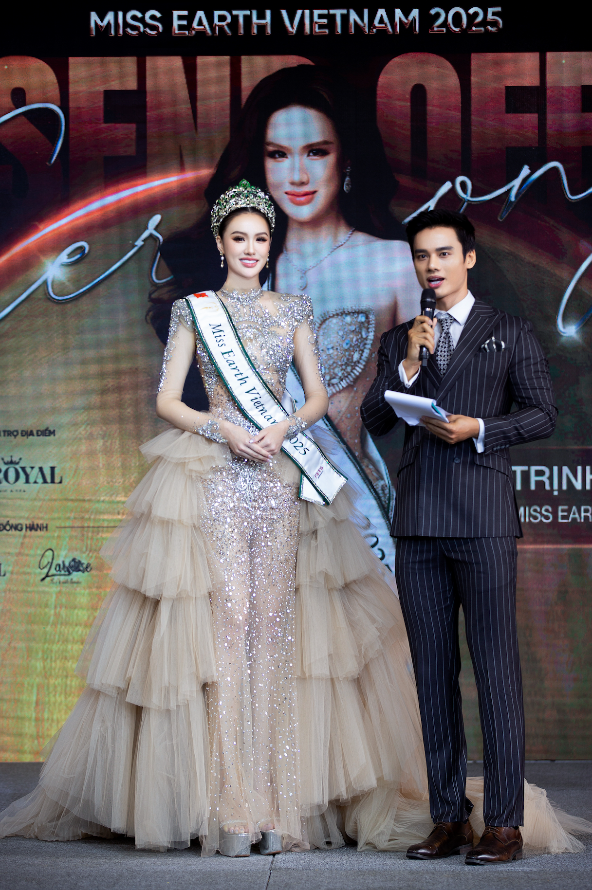 Trịnh Mỹ Anh quyết tâm chinh phục vương miện Hoa hậu Trái đất 2025 - 1
