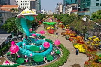 Đường hoa Nguyễn Huệ Tết Bính Ngọ 2026 ở TPHCM sẽ có các gian hàng ẩm thực