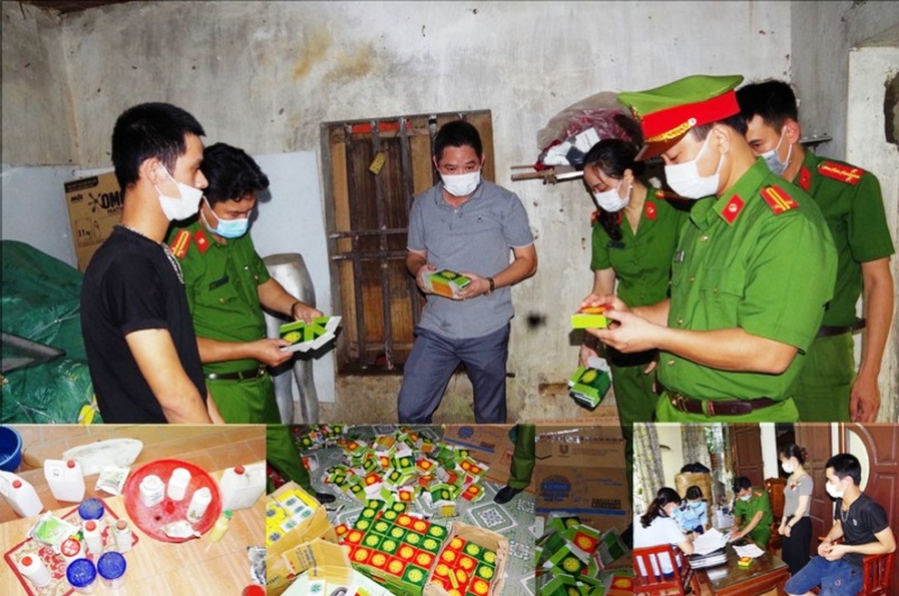 Mở xưởng ở Hà Nam làm giả bánh cốm Hàng Than - 1 Mở xưởng ở Hà Nam làm giả bánh cốm Hàng Than - 1