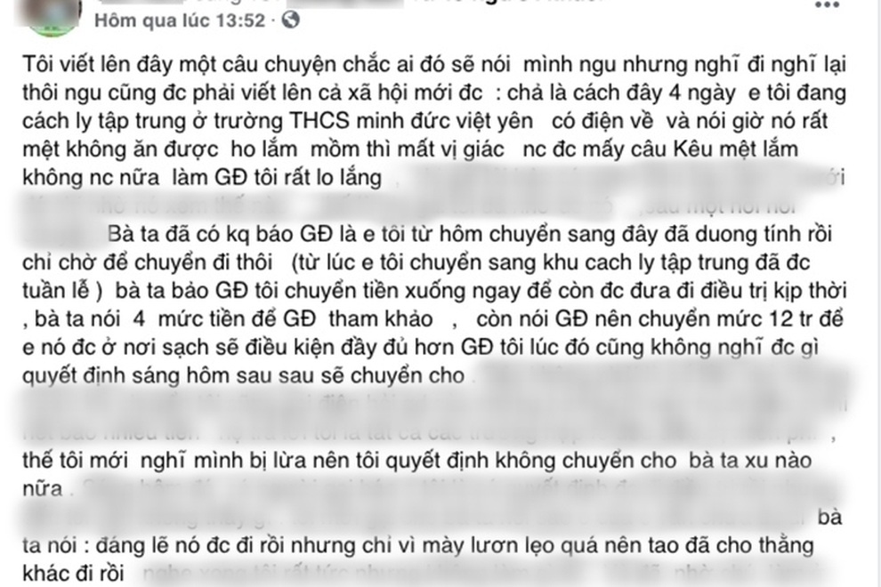 Kỷ luật cảnh cáo nữ y tá gợi ý gói dịch vụ điều trị Covid-19 - 2 Kỷ luật cảnh cáo nữ y tá gợi ý gói dịch vụ điều trị Covid-19 - 2