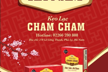 Kẹo lạc Cham Cham – Món quà Tết ý nghĩa